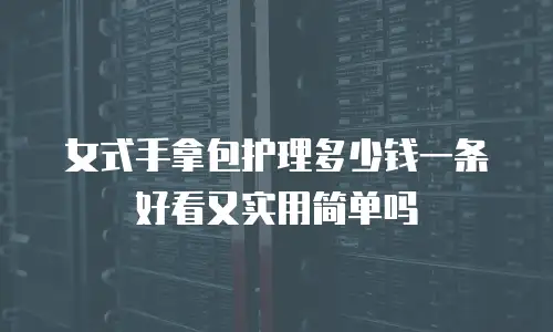 女式手拿包护理多少钱一条好看又实用简单吗
