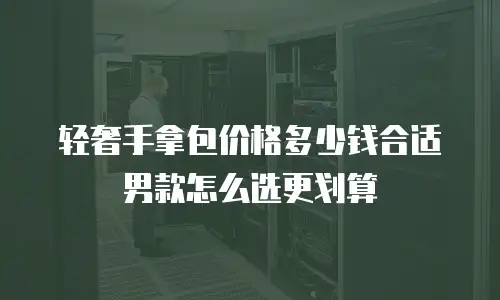轻奢手拿包价格多少钱合适男款怎么选更划算