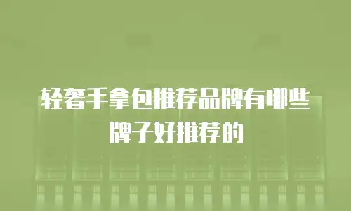 轻奢手拿包推荐品牌有哪些牌子好推荐的
