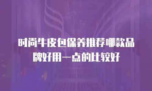 时尚牛皮包保养推荐哪款品牌好用一点的比较好