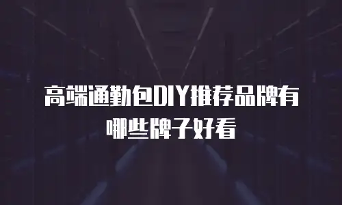 高端通勤包DIY推荐品牌有哪些牌子好看
