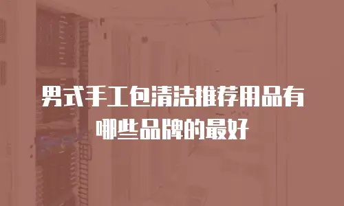 男式手工包清洁推荐用品有哪些品牌的最好