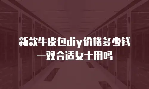 新款牛皮包diy价格多少钱一双合适女士用吗
