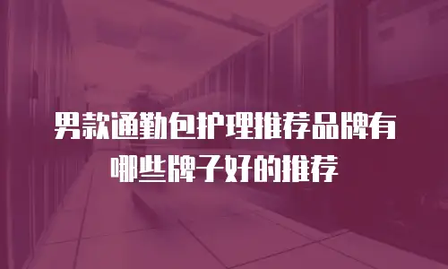 男款通勤包护理推荐品牌有哪些牌子好的推荐