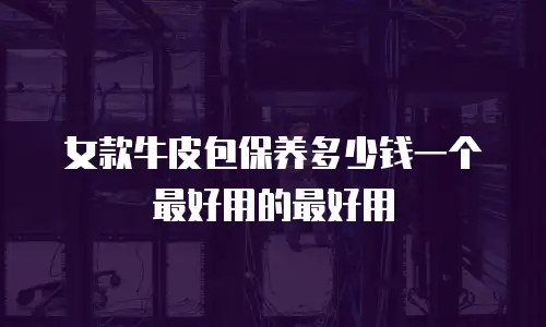 女款牛皮包保养多少钱一个最好用的最好用