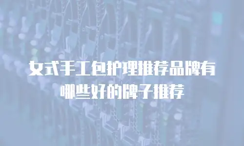 女式手工包护理推荐品牌有哪些好的牌子推荐