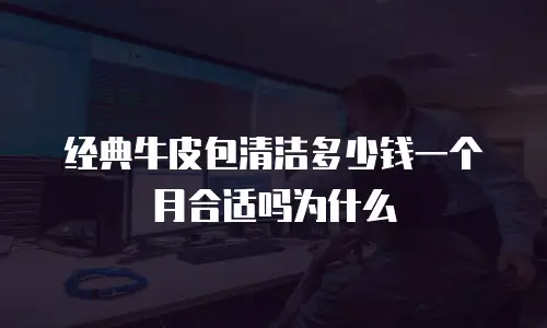经典牛皮包清洁多少钱一个月合适吗为什么