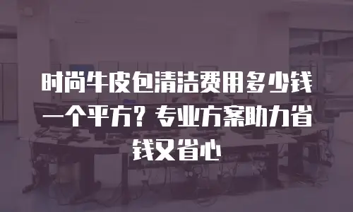 时尚牛皮包清洁费用多少钱一个平方？专业方案助力省钱又省心
