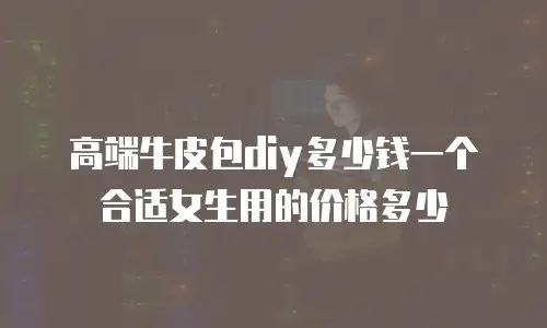 高端牛皮包diy多少钱一个合适女生用的价格多少