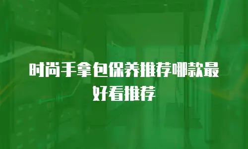 时尚手拿包保养推荐哪款最好看推荐