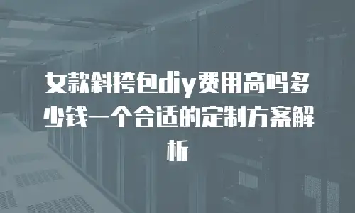 女款斜挎包diy费用高吗多少钱一个合适的定制方案解析
