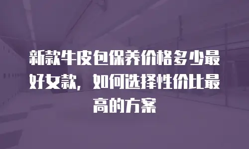 新款牛皮包保养价格多少最好女款，如何选择性价比最高的方案