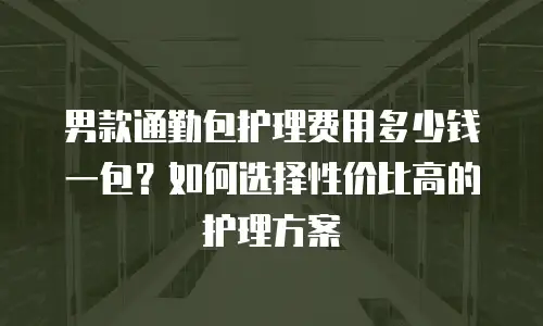 男款通勤包护理费用多少钱一包？如何选择性价比高的护理方案