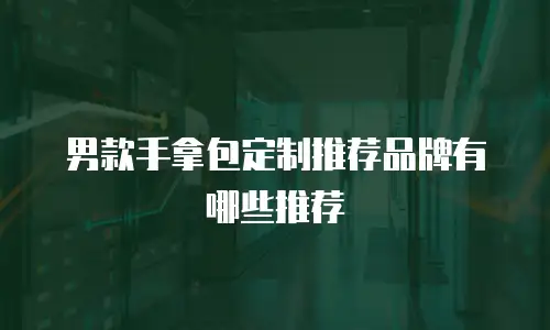 男款手拿包定制推荐品牌有哪些推荐