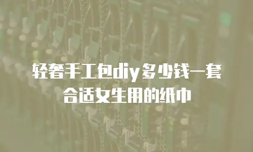 轻奢手工包diy多少钱一套合适女生用的纸巾