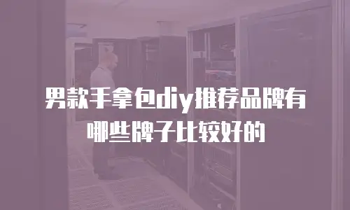 男款手拿包diy推荐品牌有哪些牌子比较好的