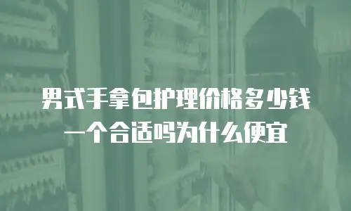 男式手拿包护理价格多少钱一个合适吗为什么便宜