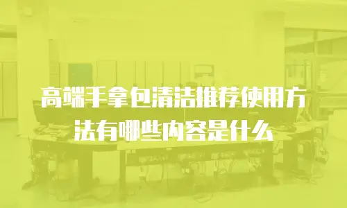 高端手拿包清洁推荐使用方法有哪些内容是什么