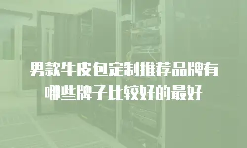 男款牛皮包定制推荐品牌有哪些牌子比较好的最好