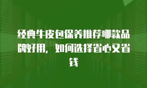 经典牛皮包保养推荐哪款品牌好用，如何选择省心又省钱