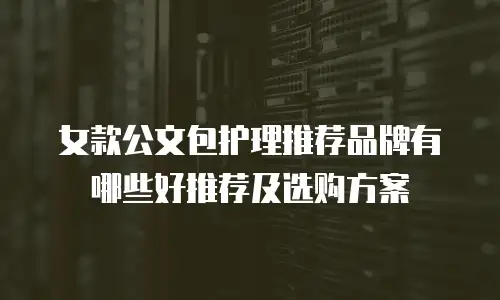 女款公文包护理推荐品牌有哪些好推荐及选购方案