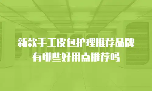 新款手工皮包护理推荐品牌有哪些好用点推荐吗