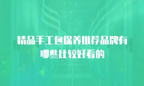 精品手工包保养推荐品牌有哪些比较好看的