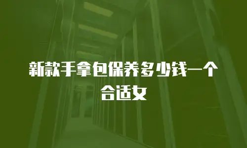 新款手拿包保养多少钱一个合适女