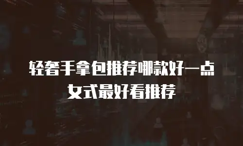 轻奢手拿包推荐哪款好一点女式最好看推荐