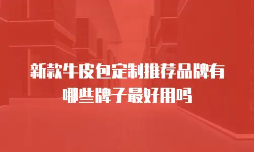 新款牛皮包定制推荐品牌有哪些牌子最好用吗