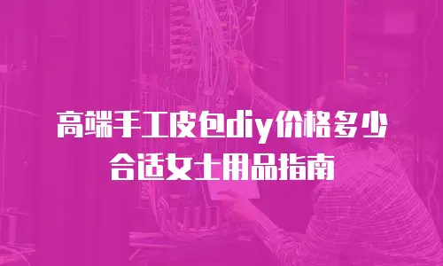 高端手工皮包diy价格多少合适女士用品指南