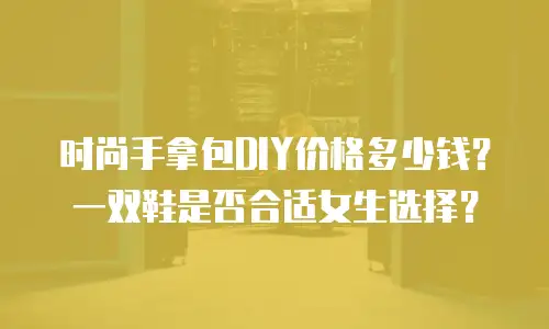 时尚手拿包DIY价格多少钱？一双鞋是否合适女生选择？