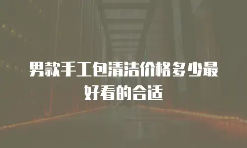 男款手工包清洁价格多少最好看的合适