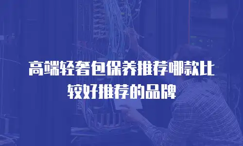 高端轻奢包保养推荐哪款比较好推荐的品牌
