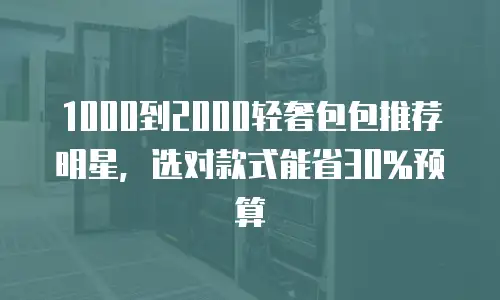 1000到2000轻奢包包推荐明星，选对款式能省30%预算