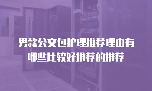 男款公文包护理推荐理由有哪些比较好推荐的推荐