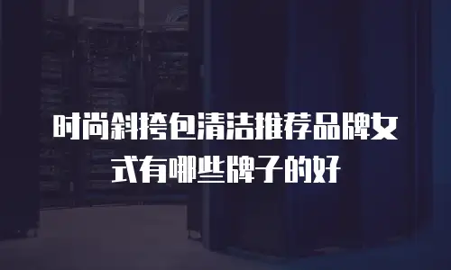 时尚斜挎包清洁推荐品牌女式有哪些牌子的好