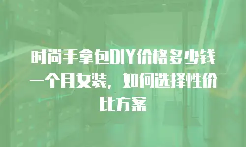 时尚手拿包DIY价格多少钱一个月女装，如何选择性价比方案