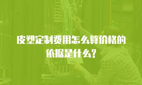 皮塑定制费用怎么算价格的依据是什么?