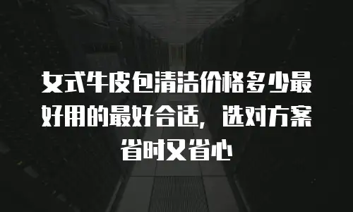 女式牛皮包清洁价格多少最好用的最好合适，选对方案省时又省心