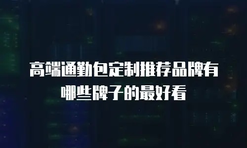 高端通勤包定制推荐品牌有哪些牌子的最好看
