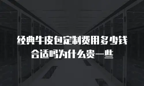 经典牛皮包定制费用多少钱合适吗为什么贵一些