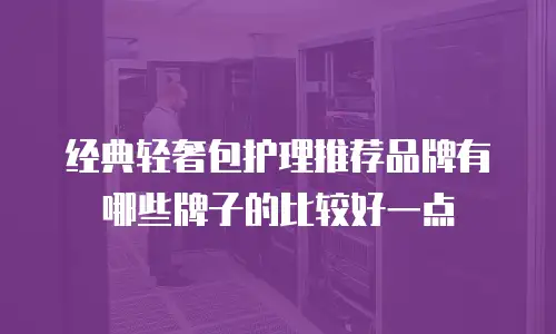 经典轻奢包护理推荐品牌有哪些牌子的比较好一点