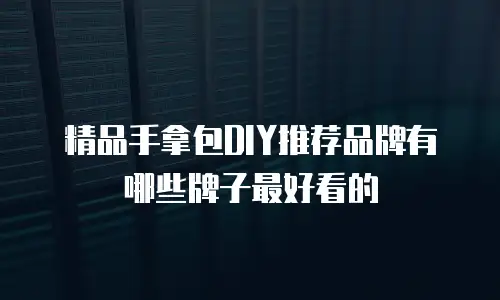 精品手拿包DIY推荐品牌有哪些牌子最好看的