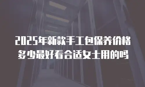2025年新款手工包保养价格多少最好看合适女士用的吗