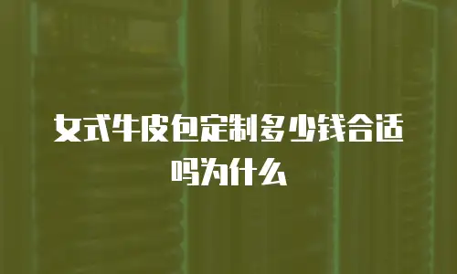女式牛皮包定制多少钱合适吗为什么