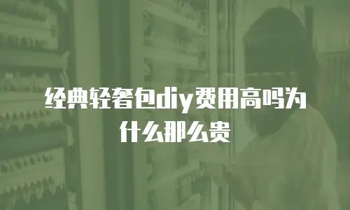 经典轻奢包diy费用高吗为什么那么贵