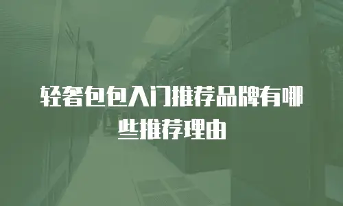 轻奢包包入门推荐品牌有哪些推荐理由