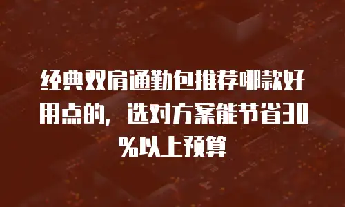 经典双肩通勤包推荐哪款好用点的，选对方案能节省30%以上预算