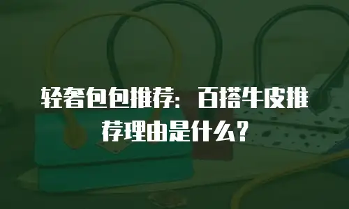 轻奢包包推荐：百搭牛皮推荐理由是什么？